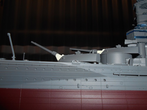1/350 戦艦長門を作ります。写真と艦載機の塗装
