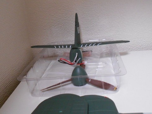 夫が作る模型飛行機「1/40晴嵐」.JPG